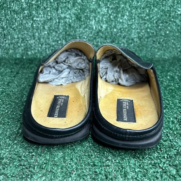 Vtg 90s Kenneth Cole Slide View II Mens 10.5 / 44 Shoes Leather Made In Italy